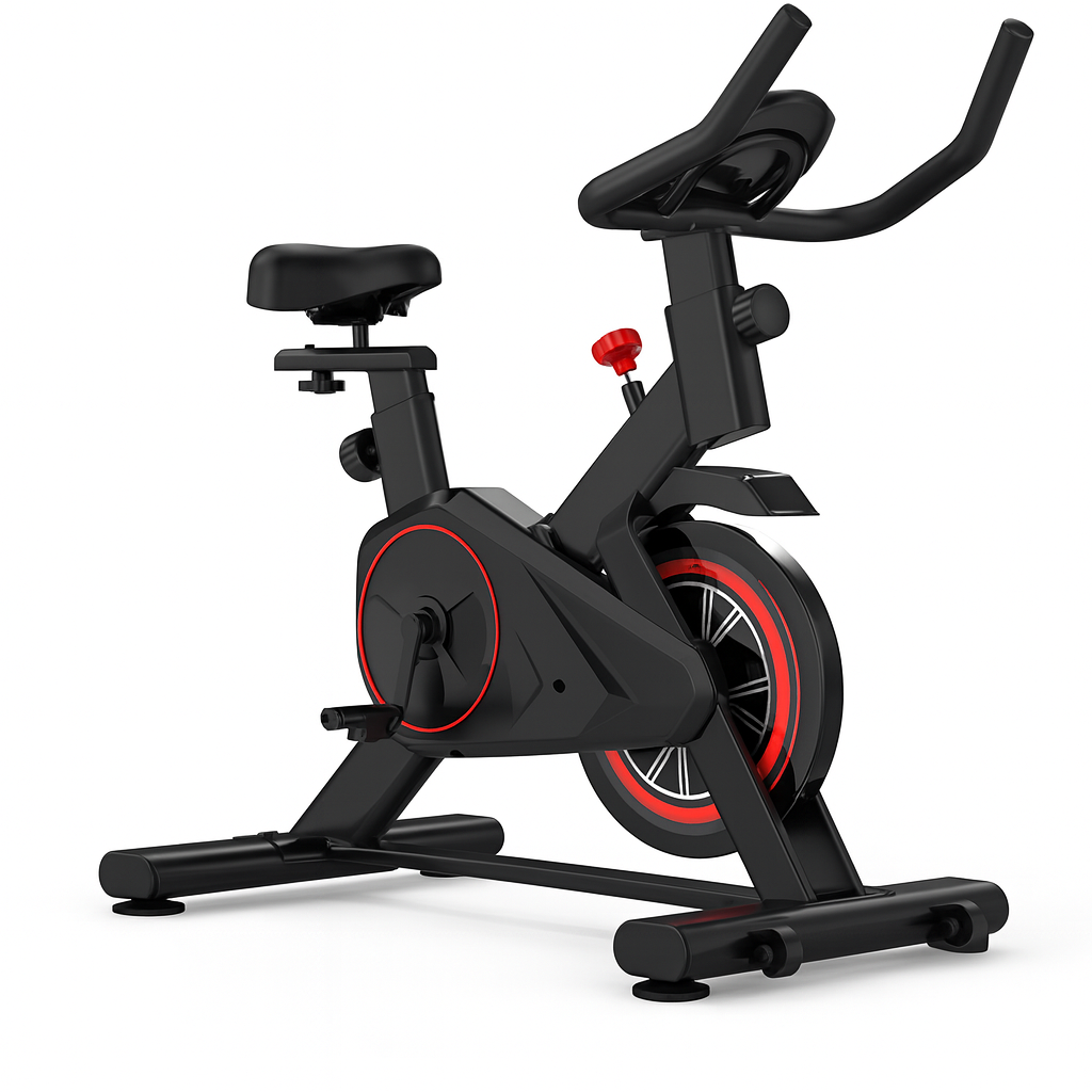 Indoor-Spinbike – Leises Fitnessgerät mit einstellbarem Widerstand – Ideal für Cardio, Gewichtsverlust und Heimtraining