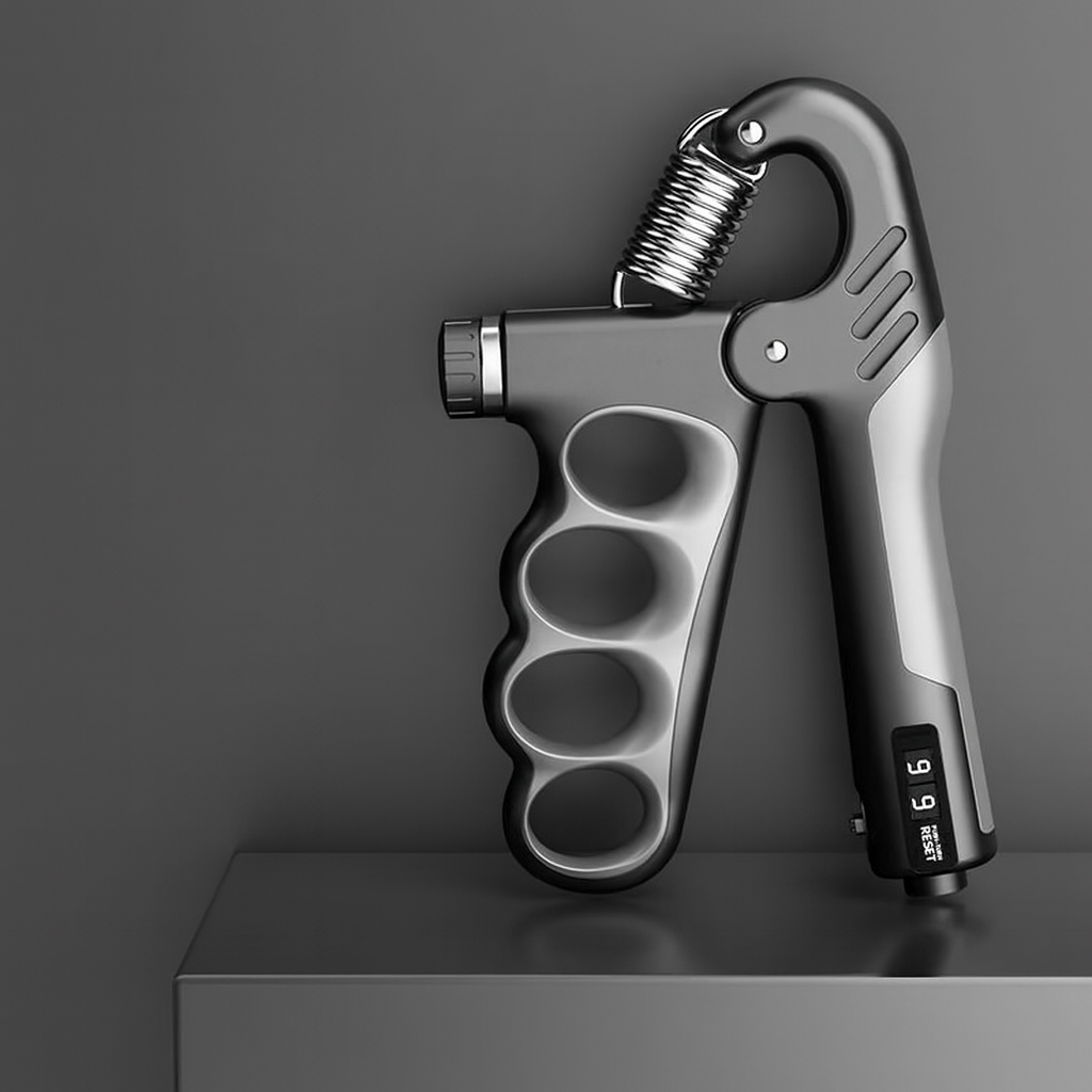 100 kg Handdynamometer – Elektronischer &amp; Mechanischer Zähler für Krafttraining und Rehabilitation