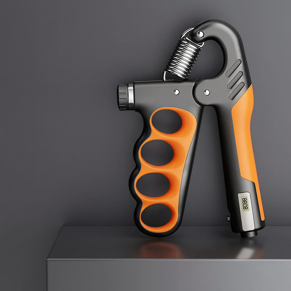 100 kg Handdynamometer – Elektronischer &amp; Mechanischer Zähler für Krafttraining und Rehabilitation