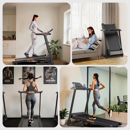 Formill FT61 Professionelles Laufband – Klappbar, Leise, Automatische Steigung 15 %, 3,0 Std.